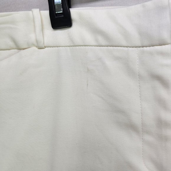 Liz Claiborne Womens Ankle Capri Stretch Pants Size 18 Career Emma Classic White - Picture 11 of 15
